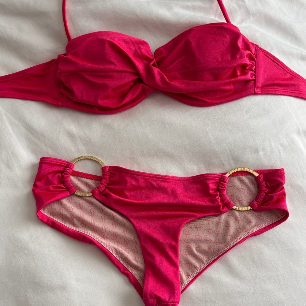 Victoria's Secret Hot Pink Bikini Set